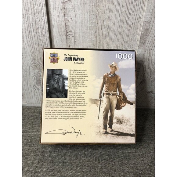Masterpieces John Wayne Collection America's Cowboy Jigsaw Puzzle 1000 Pieces - Picture 2 of 4
